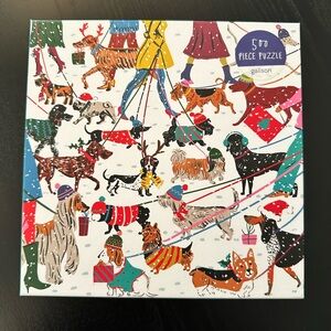 Galison Winter Dogs 500 Piece Puzzle